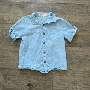 Boys button down top